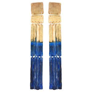 WE DREAM IN COLOUR  Navy Padme Earrings